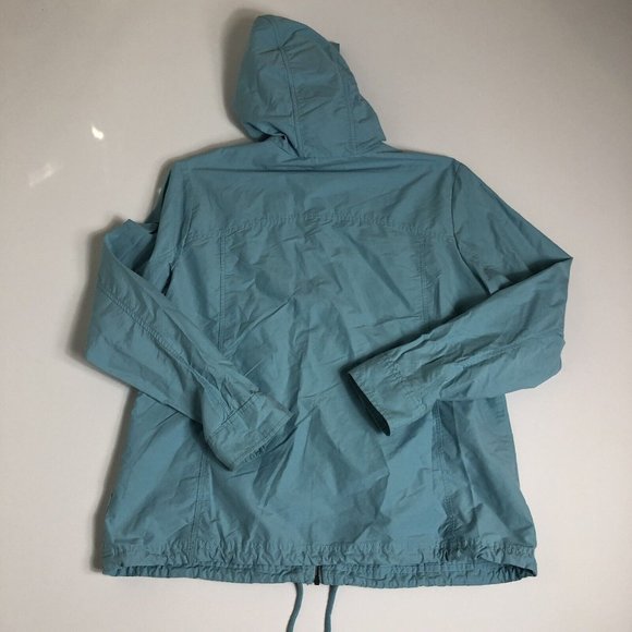 Youth Girls Teal COLUMBIA Full Zip Lightweight Windbreaker Jacket‎ Size L E32 - Picture 3 of 6